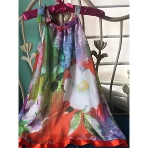 Watercolor Floral Pillowcase Dress